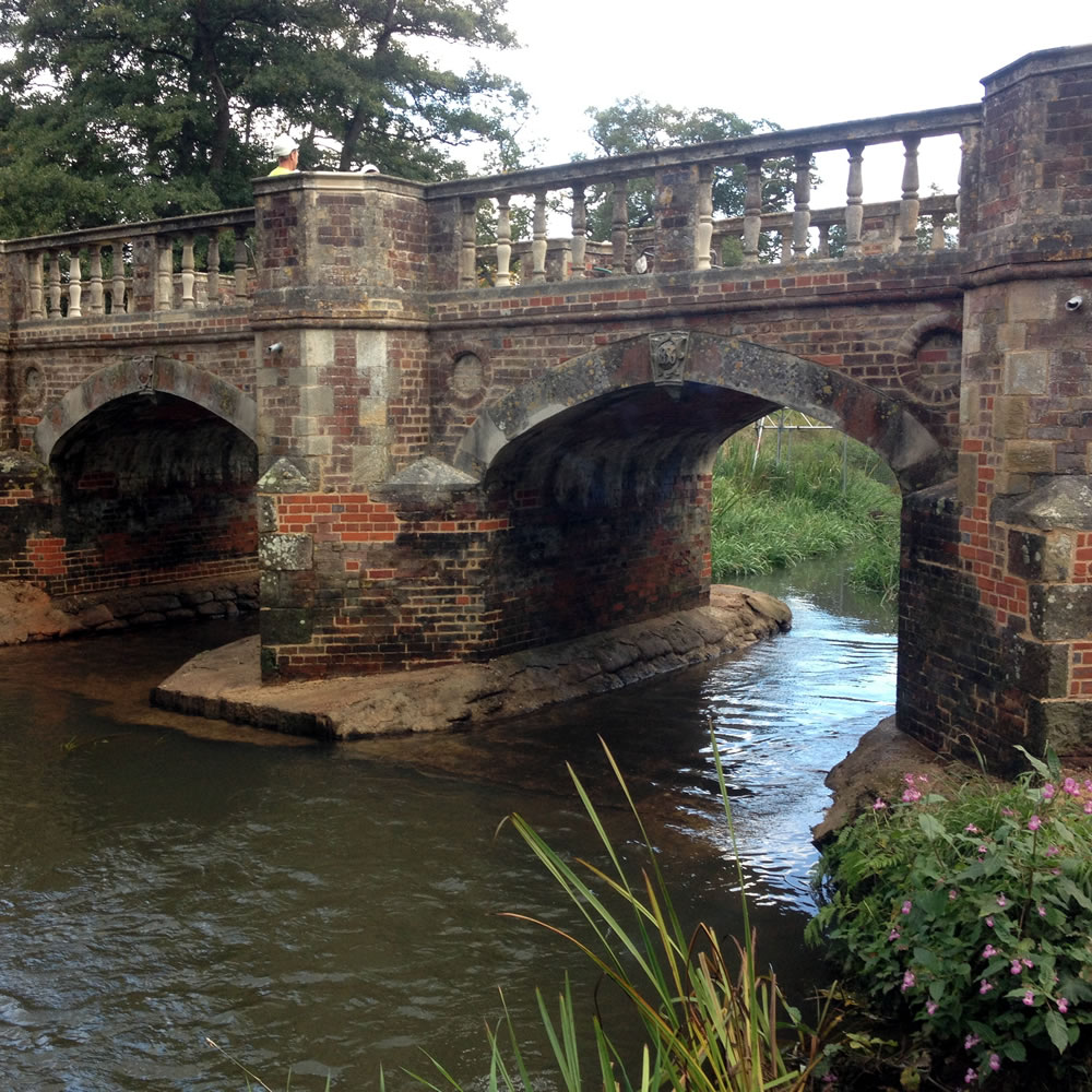 View of Bridge Leading to Bramshill Police College